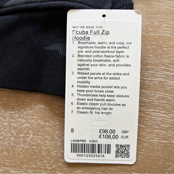 Lululemon Scuba Full Zip Hoodie H3DC - Picture 12 of 13